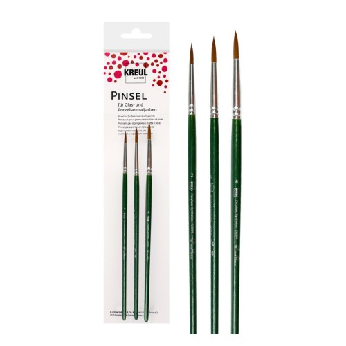 KREUL Brush set for Glass and Porcelain paints - 1240.design