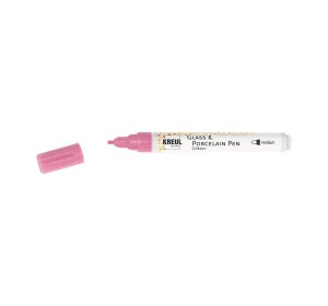 KREUL Glas- und Porzellan-Stift Glitter medium Rose - 1240.design