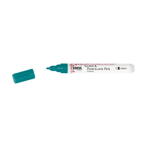 KREUL Glass & Porcelain Pen Classic medium Turquoise - 1240.design