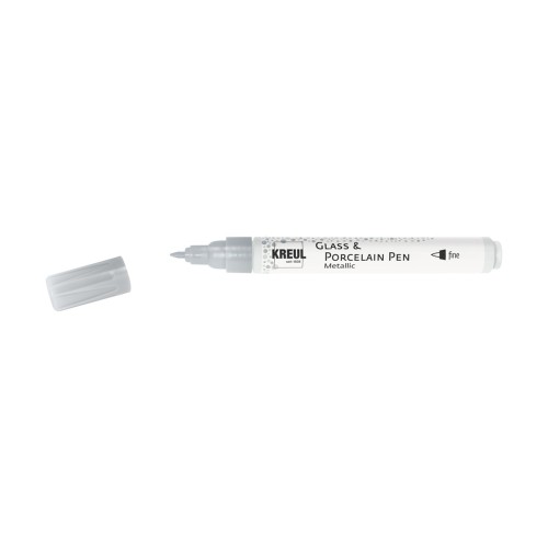 KREUL Glas- und Porzellan-Stift Metallic fine Silver - 1240.design