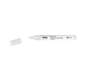 Fix na sklo a porcelán KREUL medium Metallic Pearl White - 1240.design
