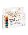 KREUL Glass & Porcelain Pen Glitter Set - 1240.design