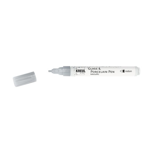 Pisak do ceramiki KREU Metallic medium Silver - 1240.design