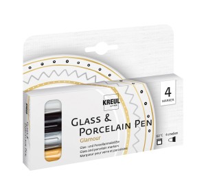 Sada fixů na sklo a porcelán KREUL Glamour - 1240.design