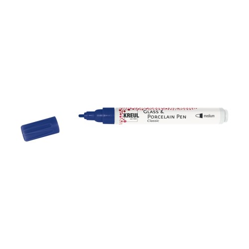 KREUL Glass & Porcelain Pen Classic medium Royal Blue - 1240.design