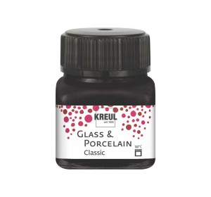 Barva na sklo a porcelán KREUL Classic Black - 1240.design
