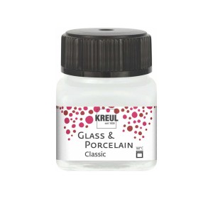 Barva na sklo a porcelán KREUL Classic Cream White - 1240.design