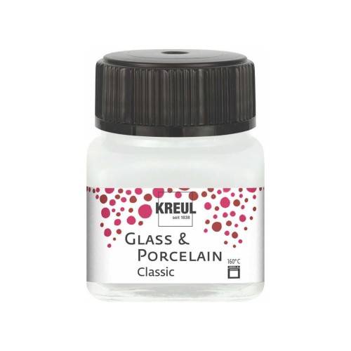 Barva na sklo a porcelán KREUL Classic Cream White - 1240.design