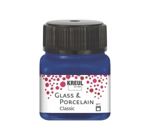 Barva na sklo a porcelán KREUL Classic Royal Blue - 1240.design