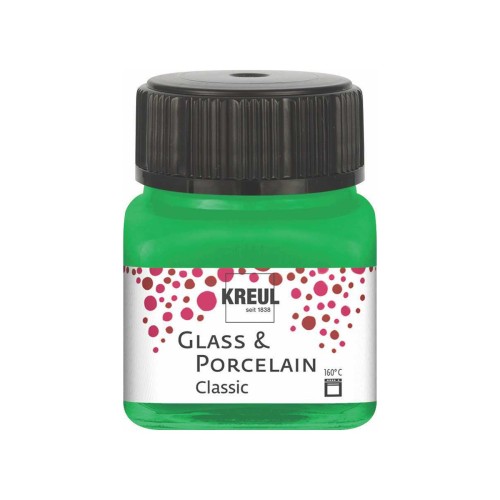 KREUL Glass & Porcelain Paint Classic Green - 1240.design