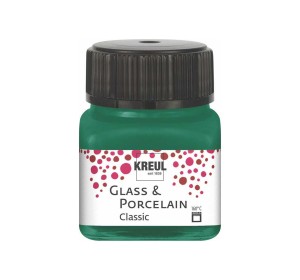 Barva na sklo a porcelán KREUL Classic Dark Green - 1240.design