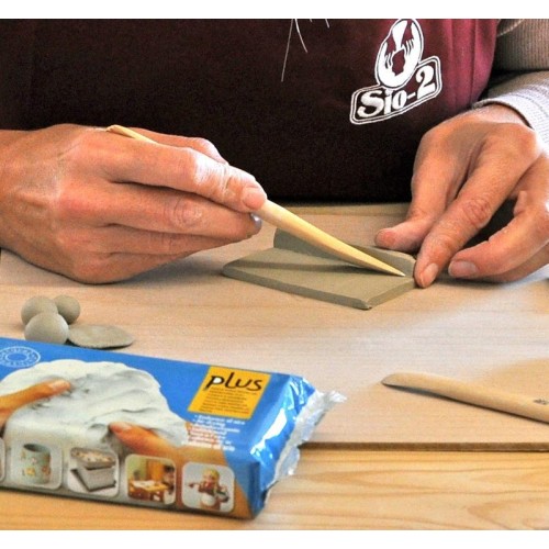 Samotvrdnoucí hmota bílá 500 g | SiO-2 Plus - 1240.design