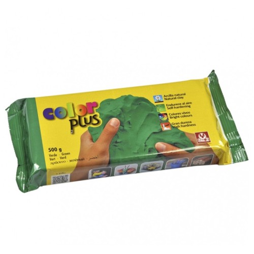 Samotvrdnoucí hmota zelená 500 g | SiO-2 Color Plus - 1240.design