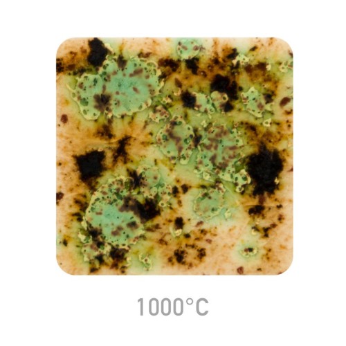Mayco Jungle Gems S-2709 Cappuccino Mint Crystal Glaze