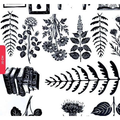 Country Cottage ceramic transfer - 1240.design