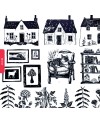 Country Cottage ceramic transfer - 1240.design
