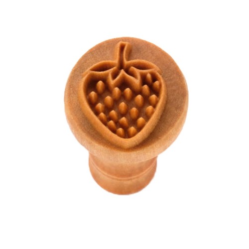 Tonstempel Erdbeere von MKM Pottery Tools - 1240.design