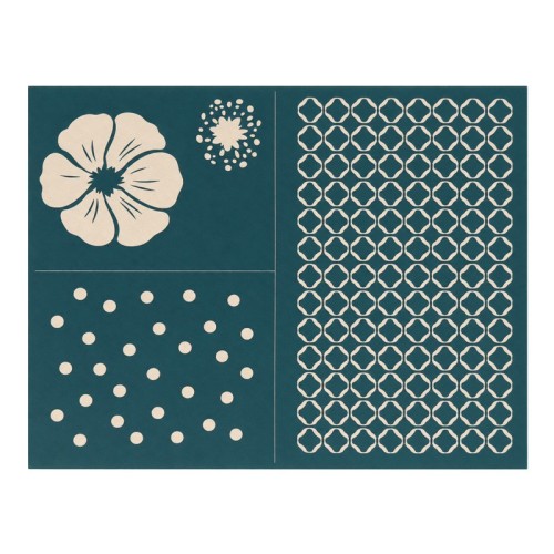 Siebdruck-Schablone Mohn - 1240.design