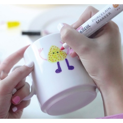 Pisaki do Ceramiki Kreul Porcelain Marker Junior 12 szt.