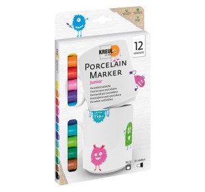 Fixy na porcelán Kreul Junior sada 12 ks