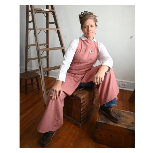 Töpferschürze Walking Apron Nantucket Red