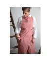 Fartuch do Ceramiki Walking Apron Stonowana Czerwień