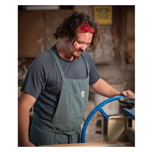Töpferschürze Walking Apron Green