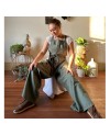 Töpferschürze Walking Apron Green