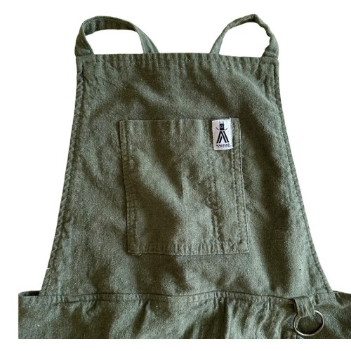 Walking Apron - Green Pottery Apron