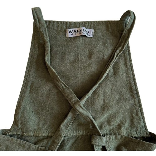 Walking Apron - Green Pottery Apron