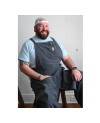 Walking Apron - Gray Pottery Apron