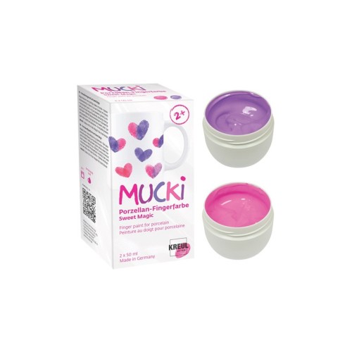 Farby do Malowania Palcami Mucki Sweet Magic 2 x 50 ml